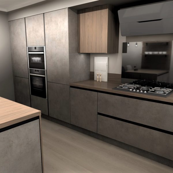 Concrete Modern Kitchen