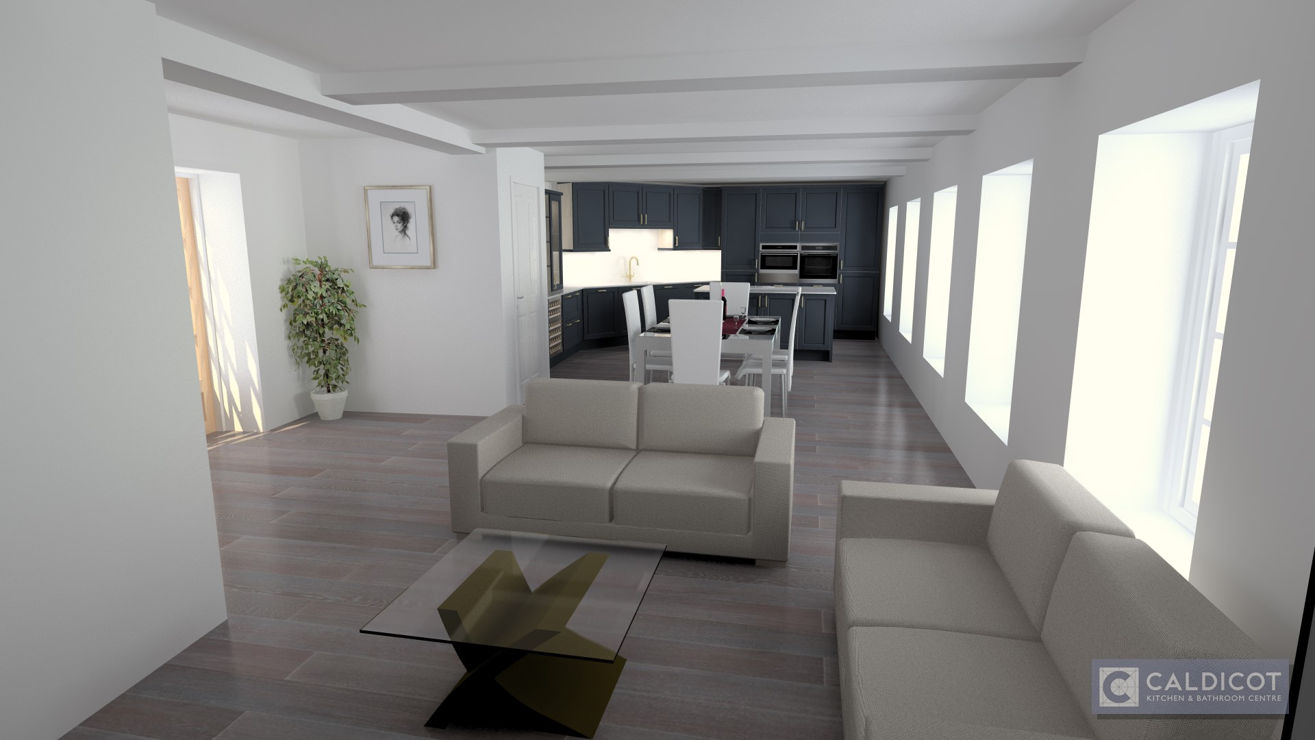 Open Plan Town House