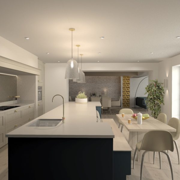 Classic Contemporary Farmhouse Kitchen