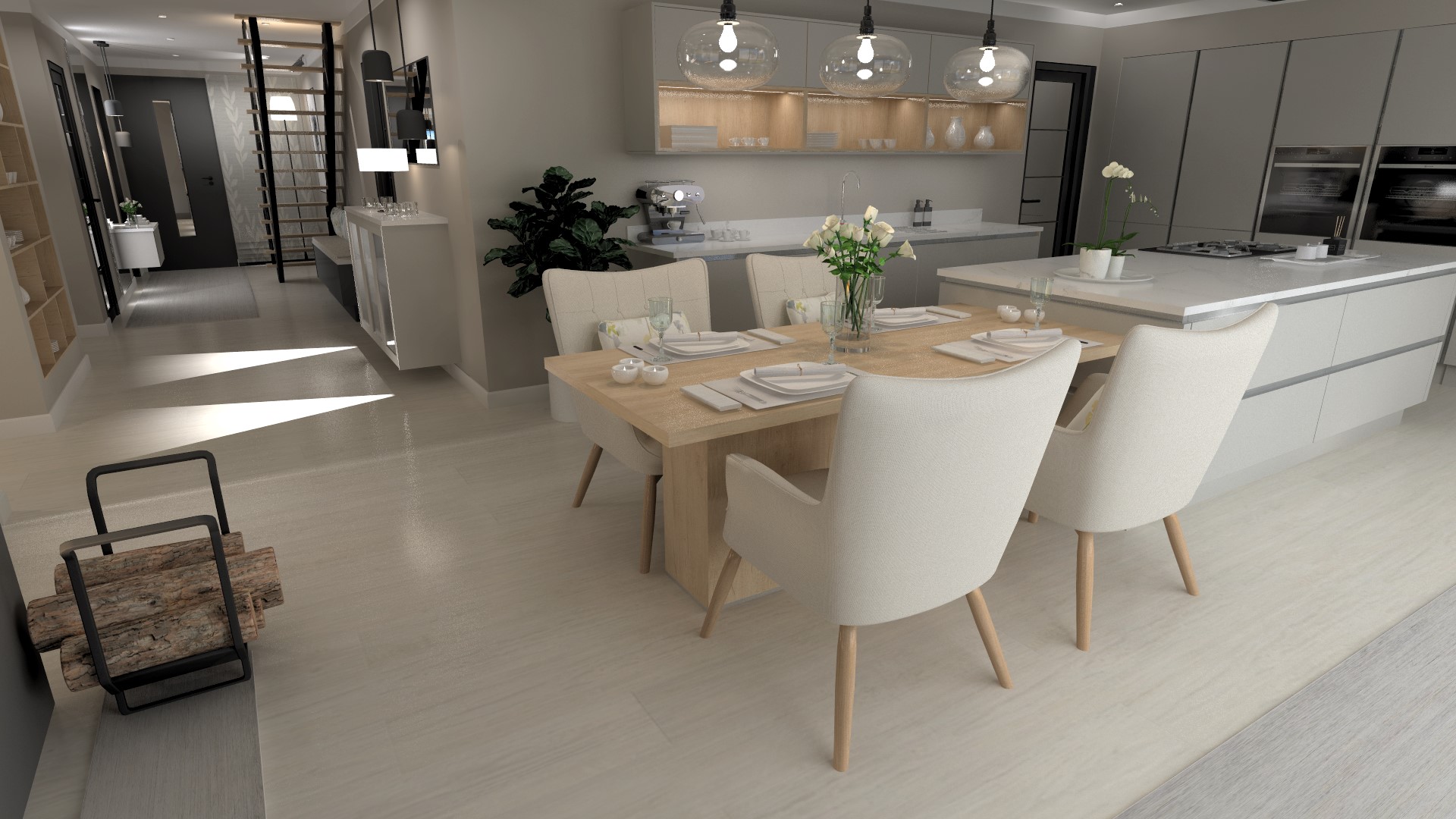 Modern Handleless Kitchen