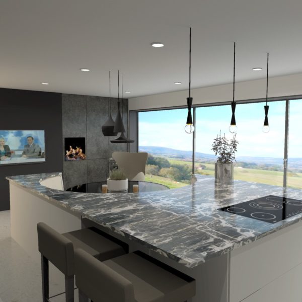 Kitchen with a view