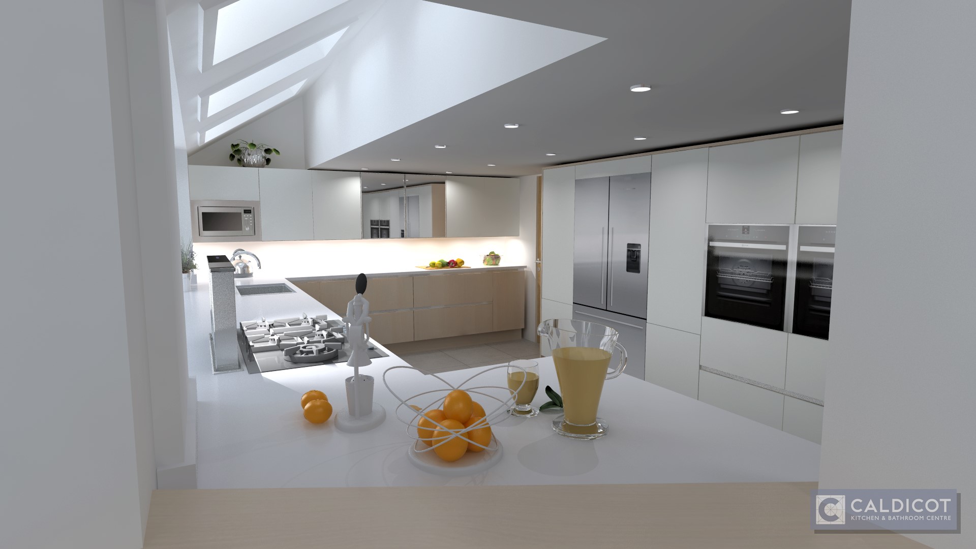 "Skylight Skandi Kitchen"