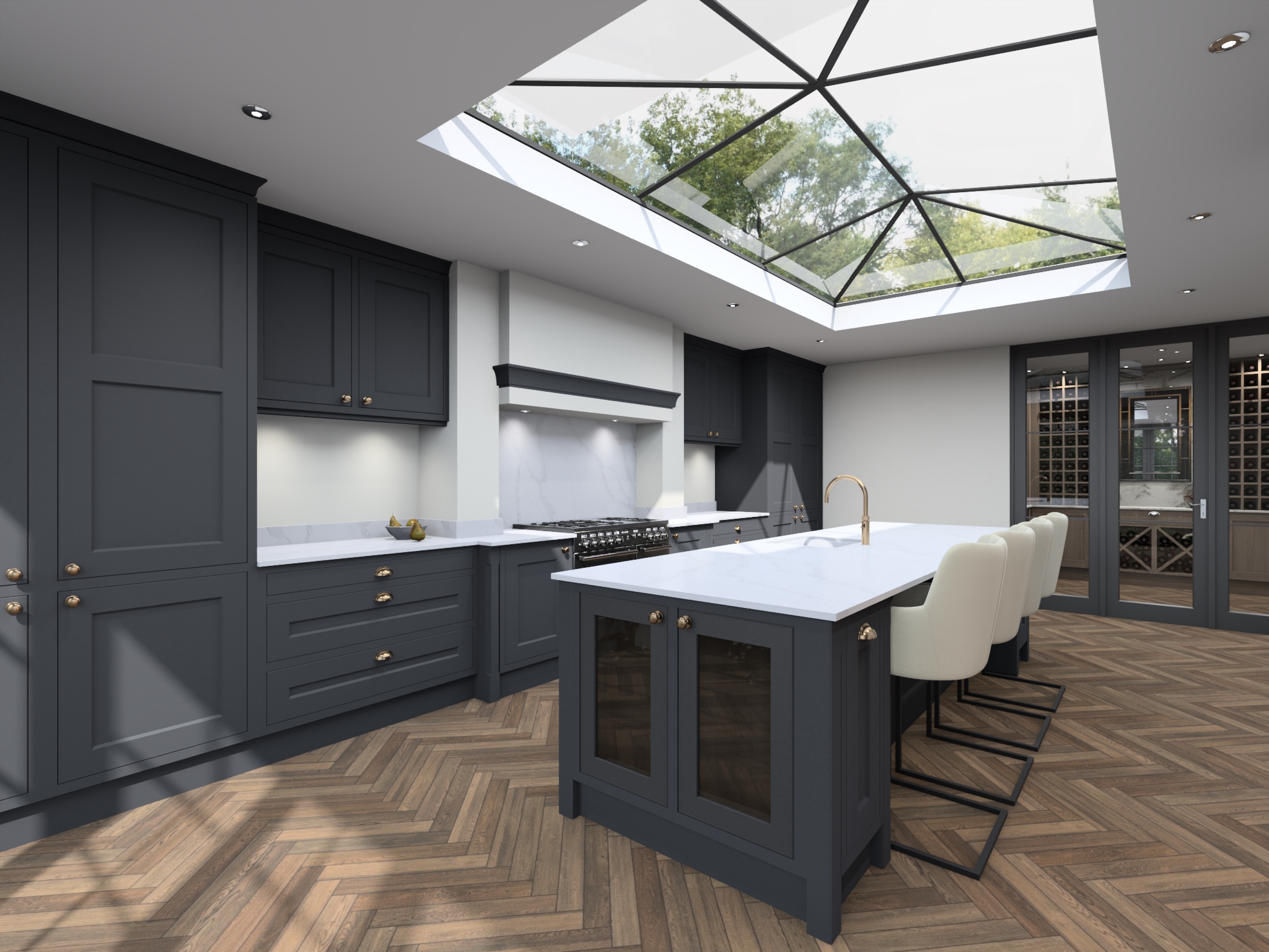 Kitchen & Wine Room