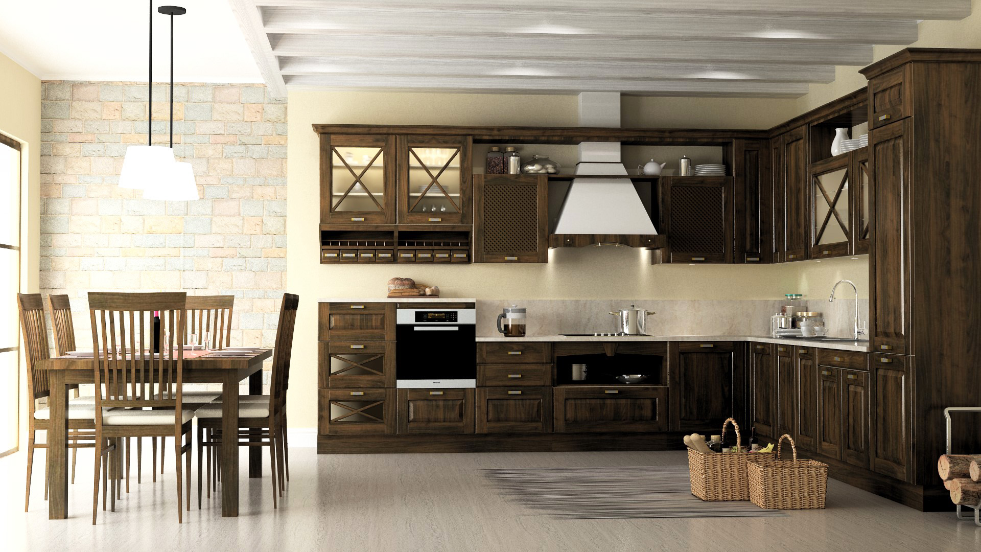 KF - Kitchen Rooms - Classic Wood Style