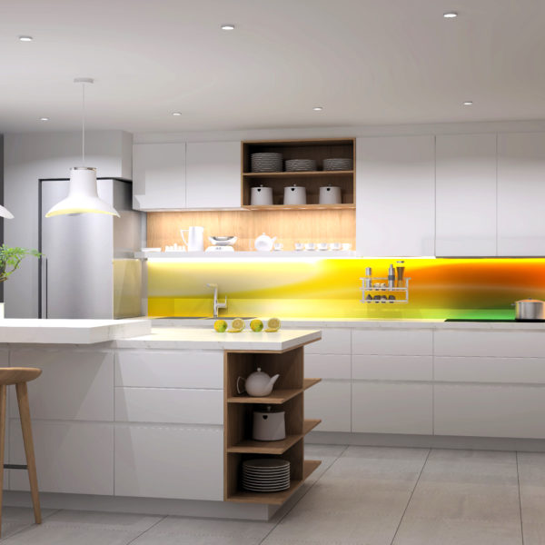 KF - Kitchen Rooms - White With Twist Style