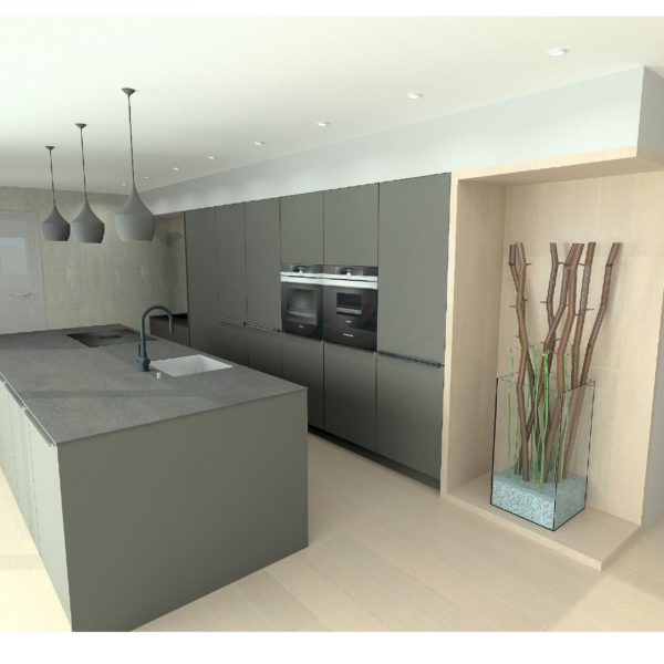 integrierte Küche/Nische