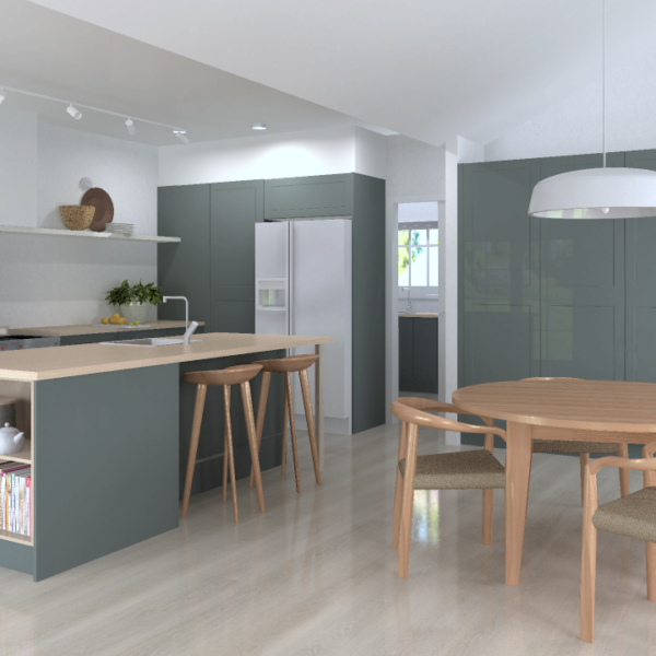 Modern Farmhouse - Open plan kitchen