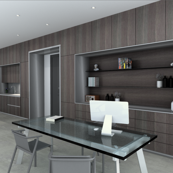 Espace bureau / cuisine