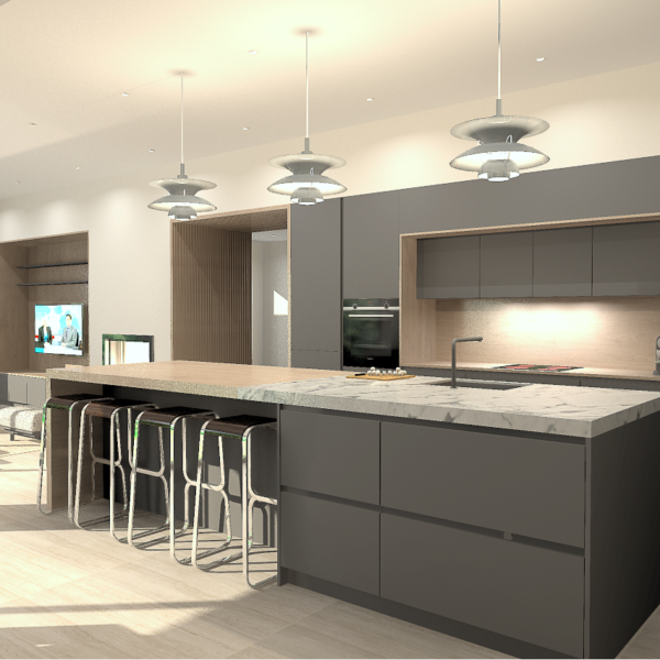 Villa Courso / Cuisine Séjour