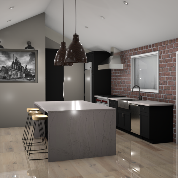 Industrial Farmhouse Kitchen 2