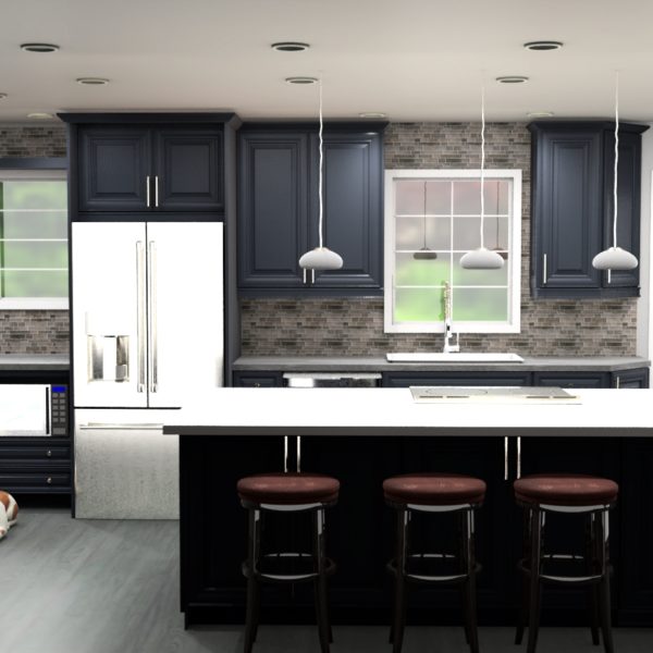 Navy Blue Classic with Modern Touch