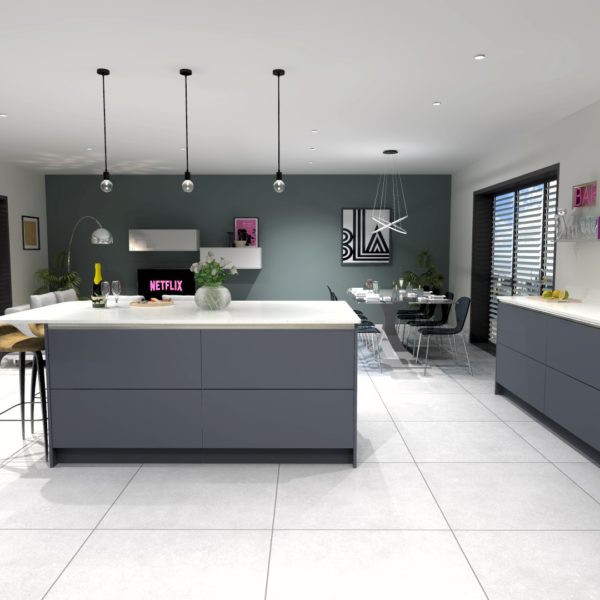 Contemporary Slate Blue