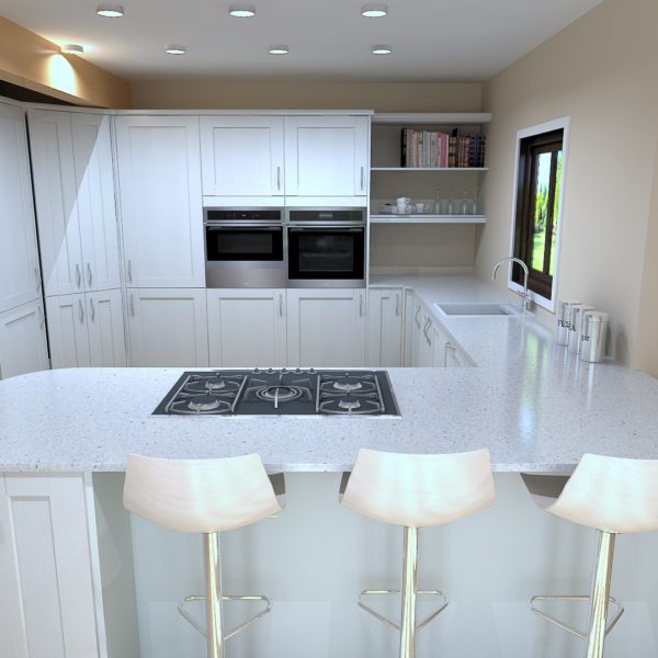 Traditional Garage kitchen revamp