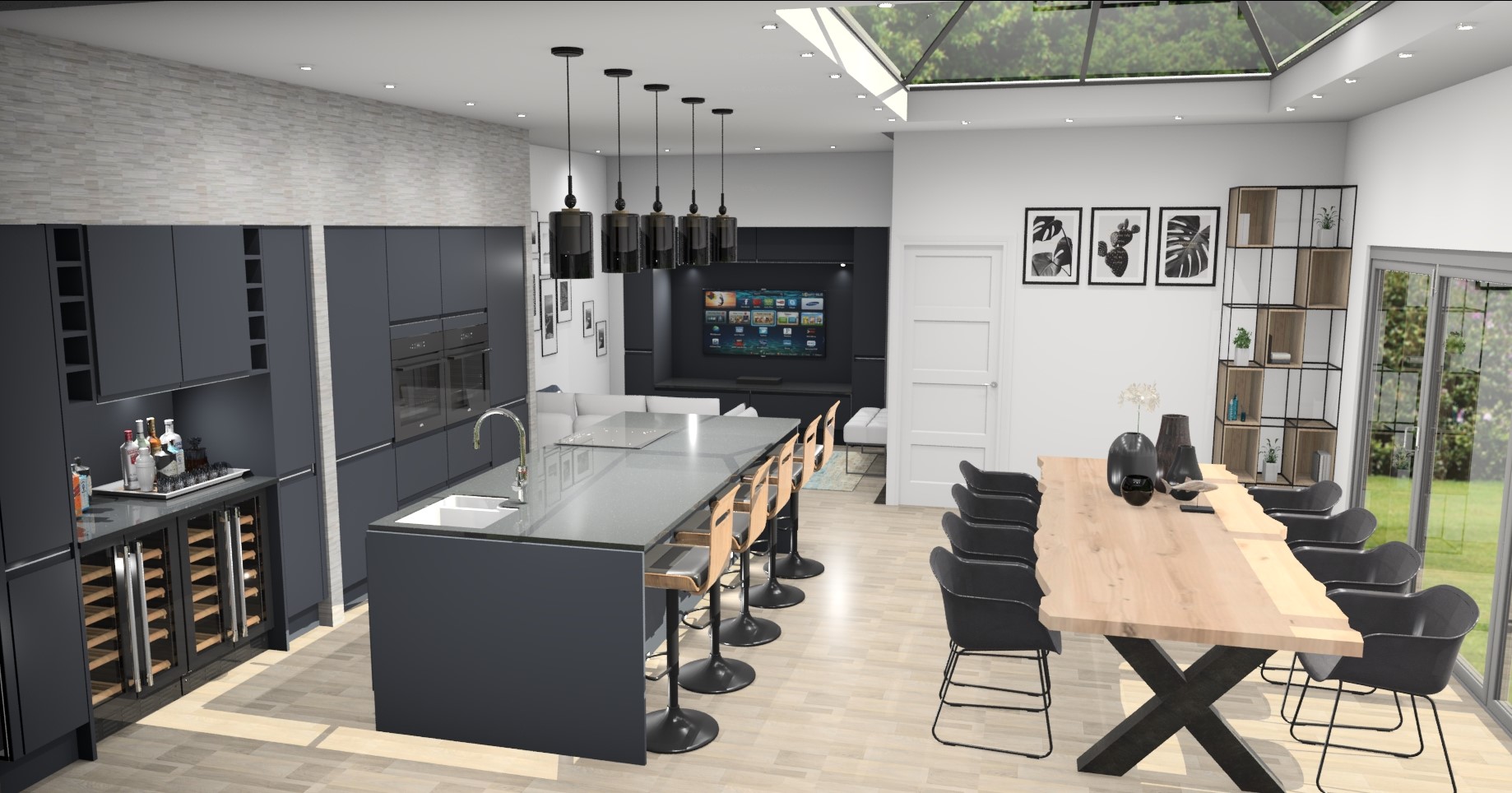 Large kitchen