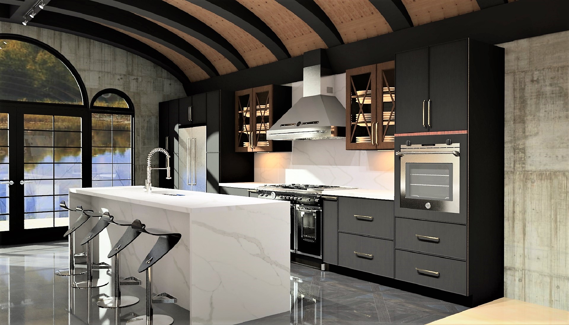 Barn House Kitchen - KOLA BERISA